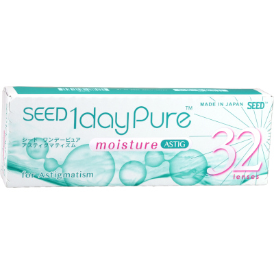 SEED 1day Pure Moisture for Astigmatism (32 lentillas)